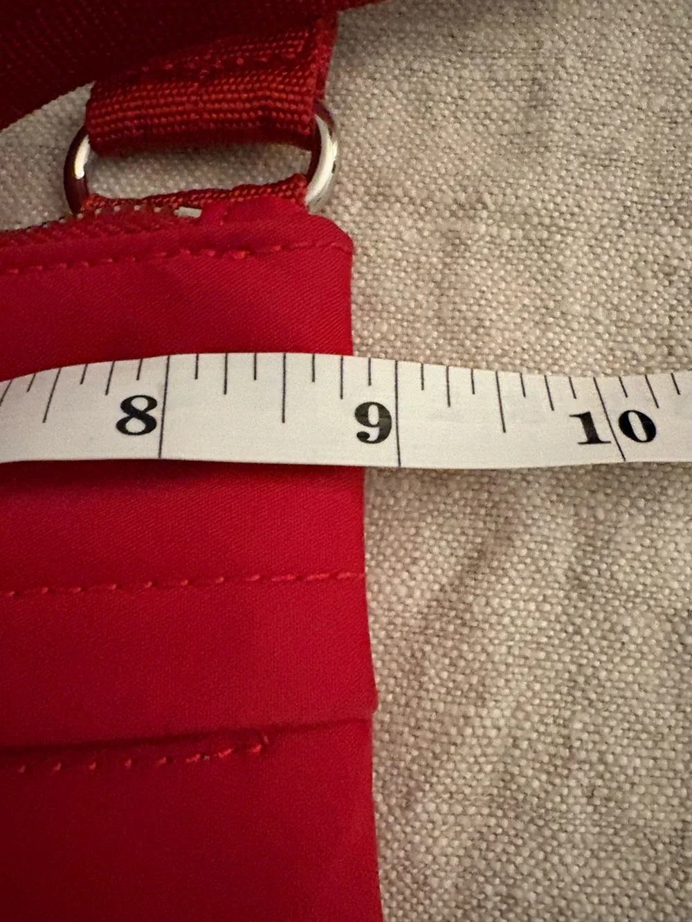 MZ Wallace Red Nylon Crossbody Messenger Bag